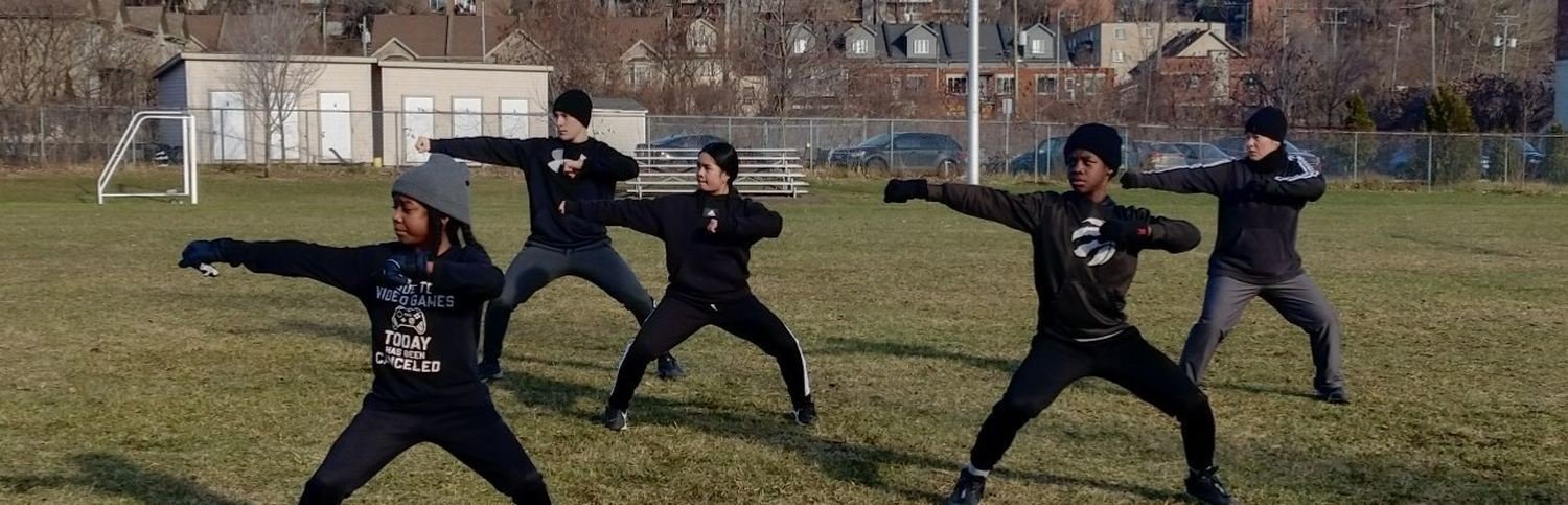 Outdoor training in Lachine