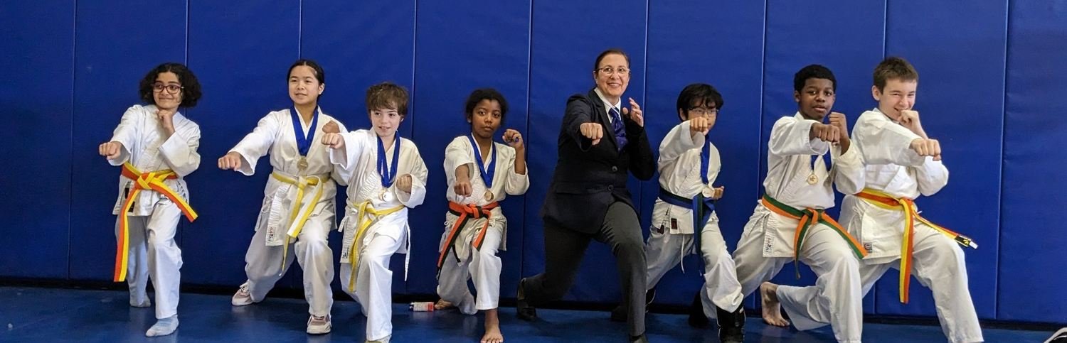 Young students with their instructor