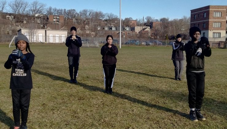 Outdoor group training